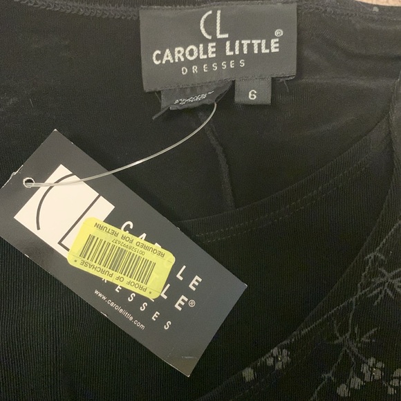 Carole Little Vintage 2-piece Top & Skirt, Dressy, 3/4 Sleeves, Sparkly Top, NWT - Picture 13 of 15